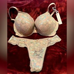 Victoria’s Secret “Body By Victoria” Bra & Panty Set  38DD/XL (NWT)